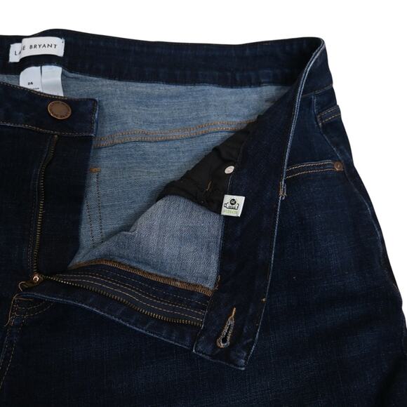 Lane Bryant Women's 24 Plus High Rise Straight Jean - Picture 8 of 10